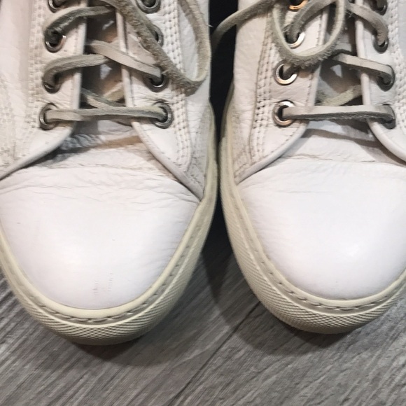 Wings + Horns All White Low-Top Leather Sneaker Leather Laces EU 39 - Picture 2 of 10